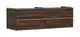 Hansgrohe-HG-Xelu-Q-Waschtischunterschrank-Nussbaum-Dunkel-1560-550-mit-4-Schubkaesten-fuer-Konsolen-mit-Aufsatzwaschtisch-Mattweiss-54093700 gallery number 1